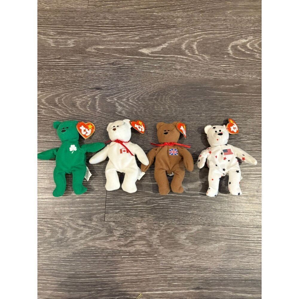 TY McDonald’s Beanie Babies Erin Maple Britannia Glory The Bears 97/98 Full Set